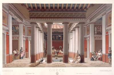 A Banquet in Ancient Greece by Nordmann